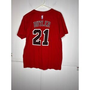 Adidas Chicago Bulls Jimmy Butler 21 Red Basketball Jersey Shirt Mens Large blem